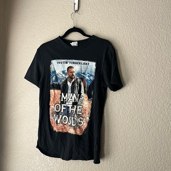 Vintage Justin Timberlake Man of the Woods Concert T-Shirt Small Cities Dates - Picture 4 of 5